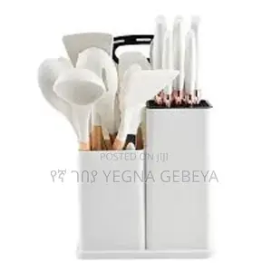 19-Piece Wooden Knife Set Kitchen Cooking Tools