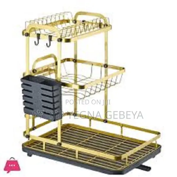 3-Tier Kitchen Storage Rack Drainer