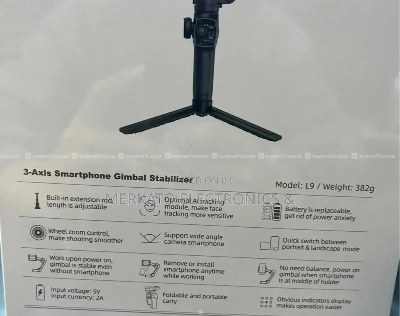 L9 3 Axis Smartphone Gimbal Stabilizer | High Quality