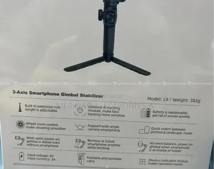 L9 3 Axis Smartphone Gimbal Stabilizer | High Quality