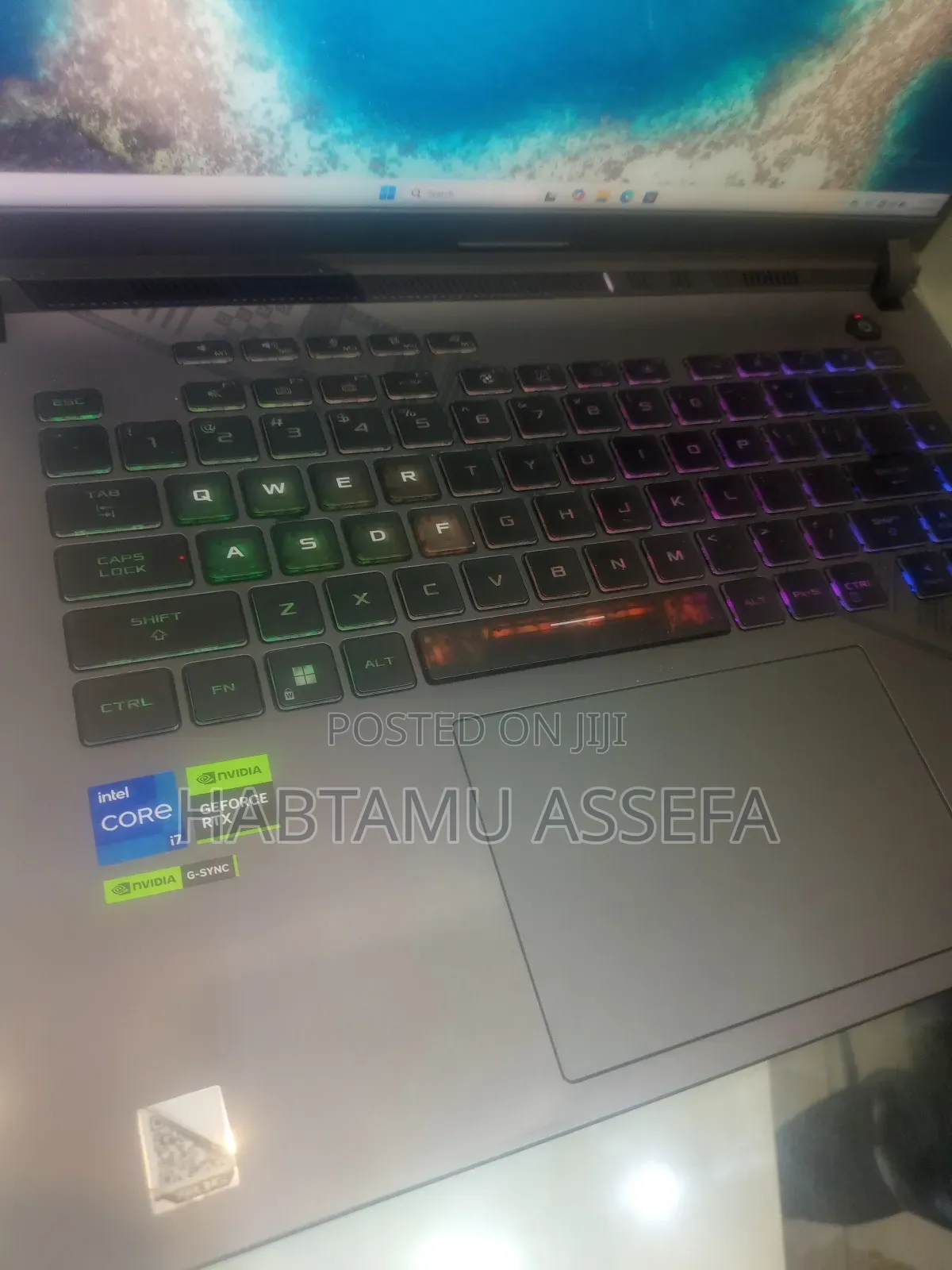 New Laptop Asus ROG Strix G15 8GB Intel Core I7 SSD 1T