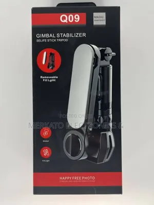 Q09 Gimbal Tripod Selfie Stick Stabilizer