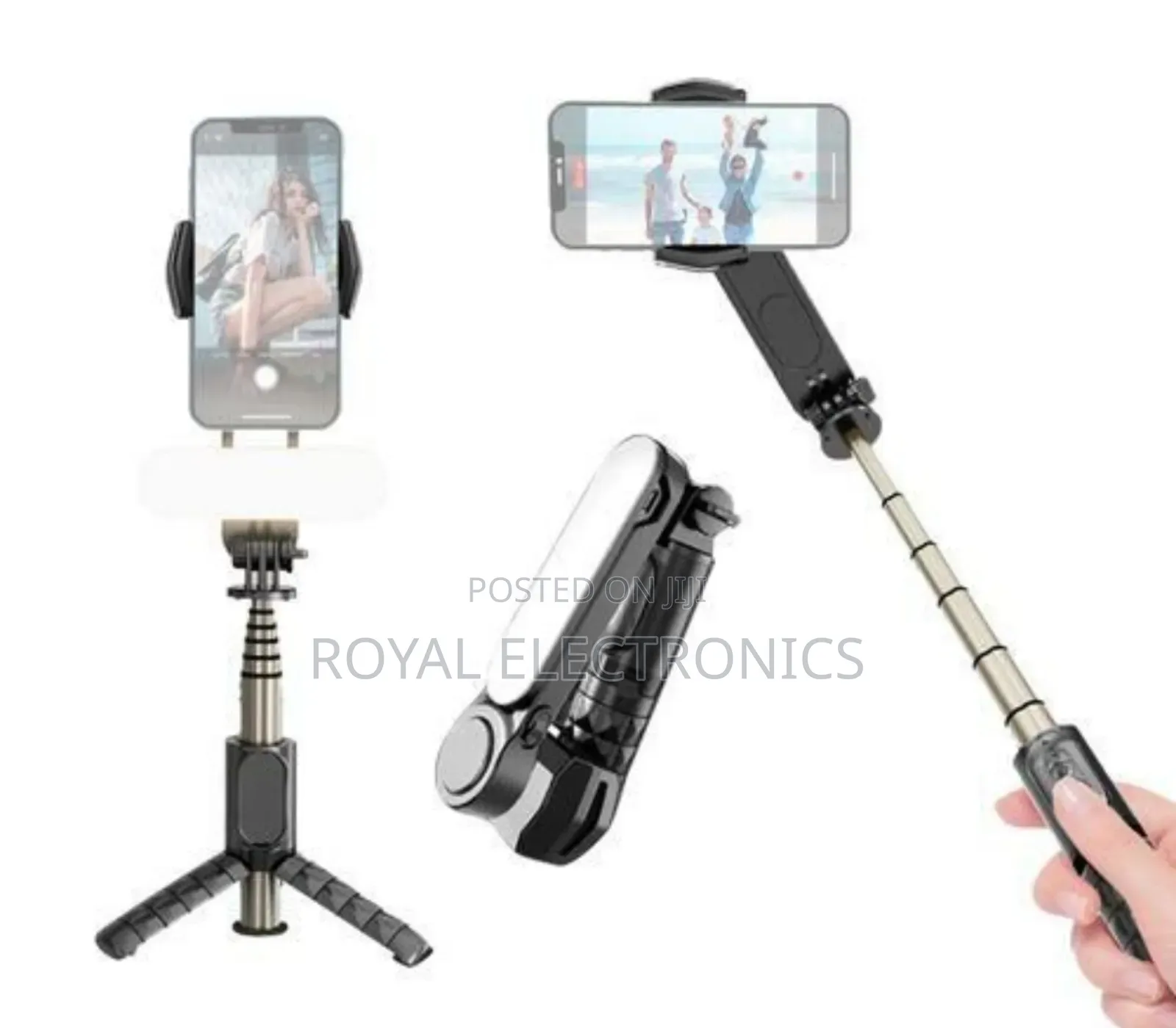 Gimbal Stabilizer With Tripod And Fill Light