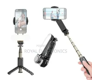 Photo - Gimbal Stabilizer With Tripod And Fill Light