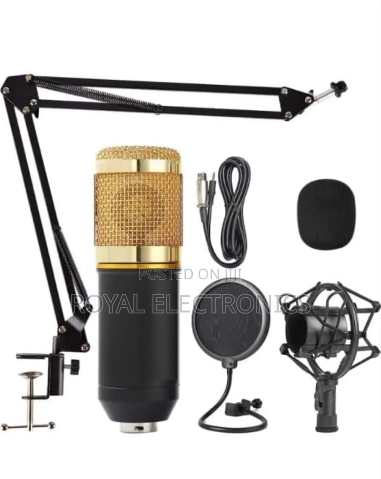 Legendary Vocal Mic Kit, Suspension Arm, Shock Mount,