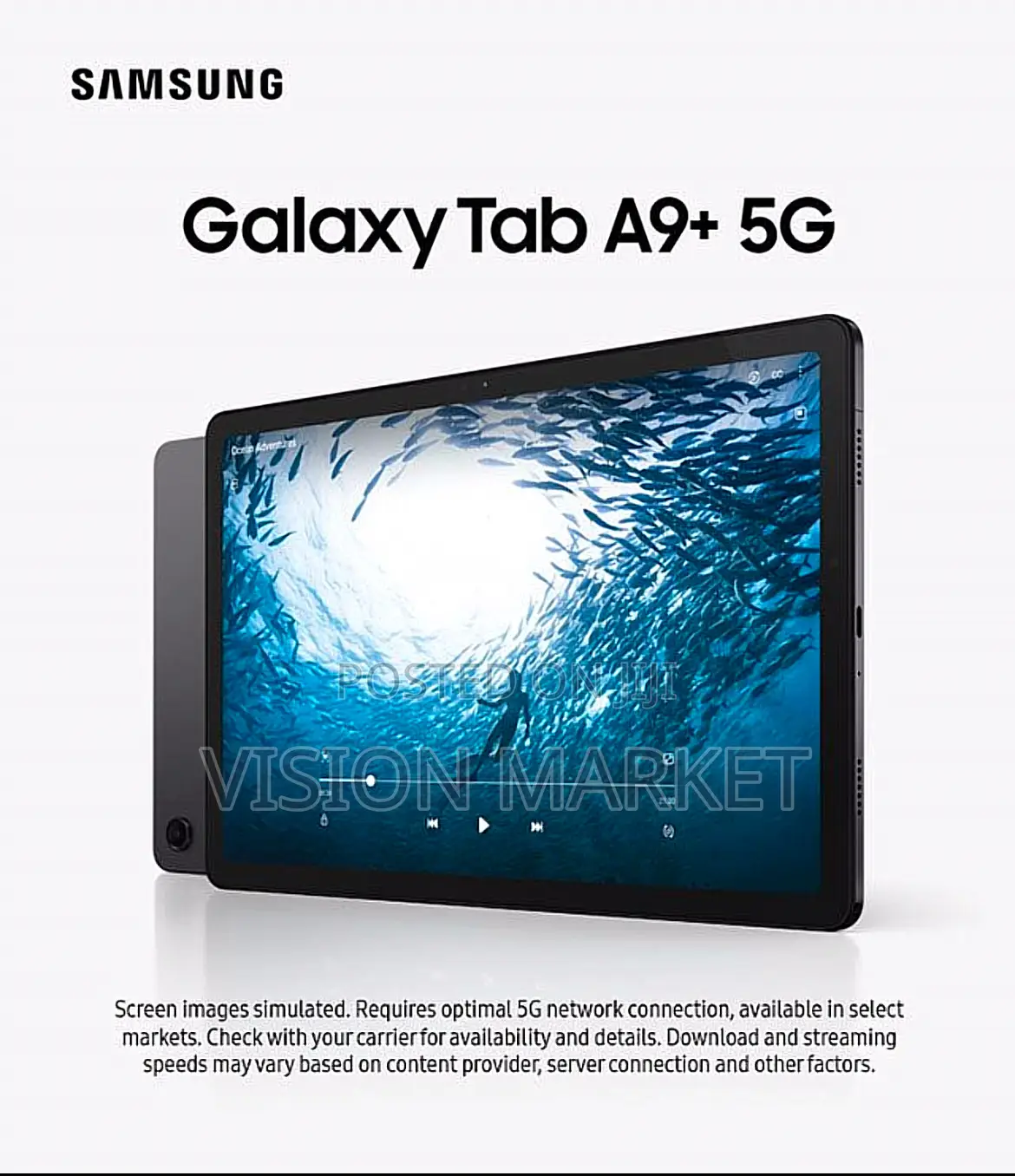 New Samsung Galaxy Tab A9+ 128 GB Black