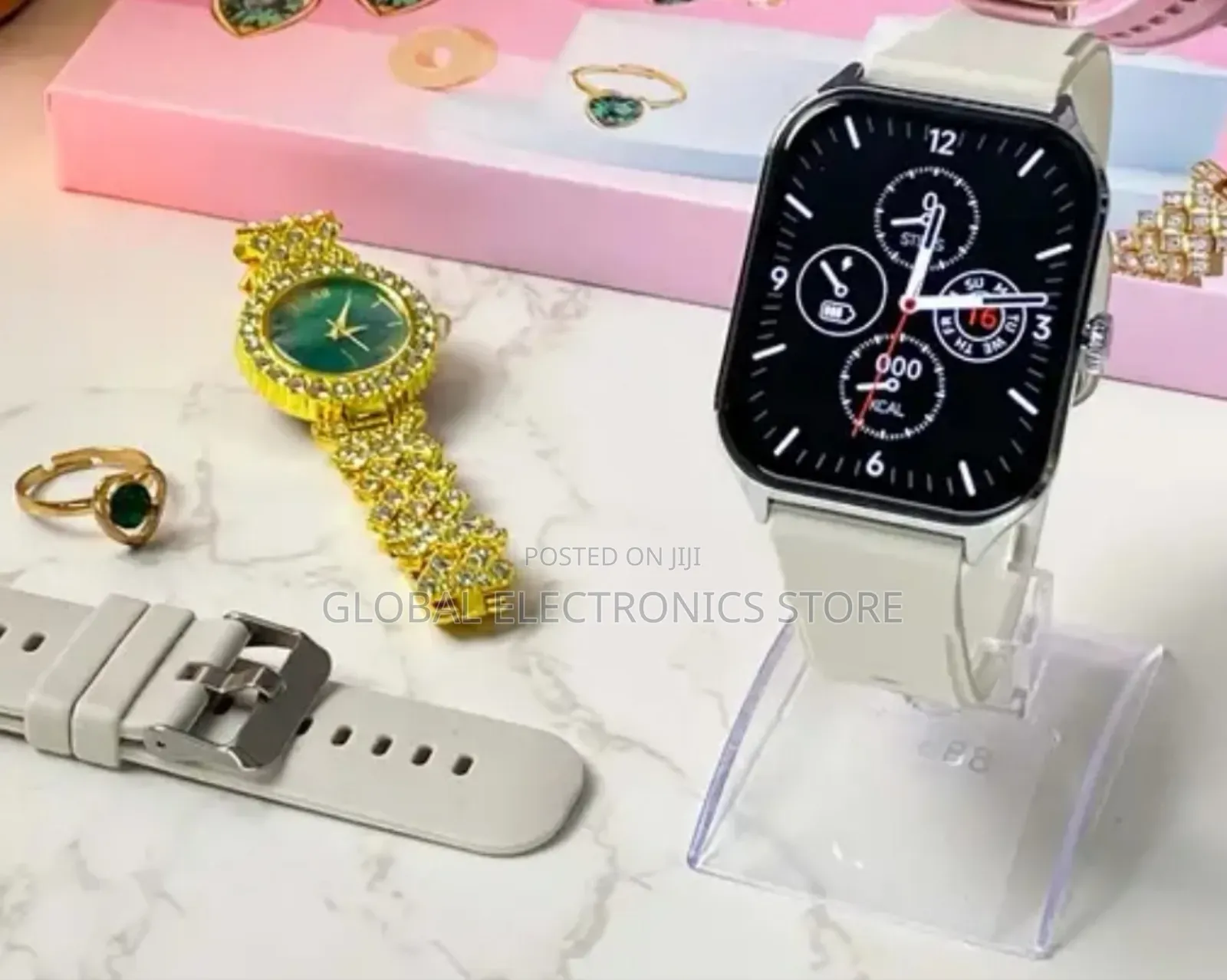 Smart Watch Combo የሴት With Extra Watch