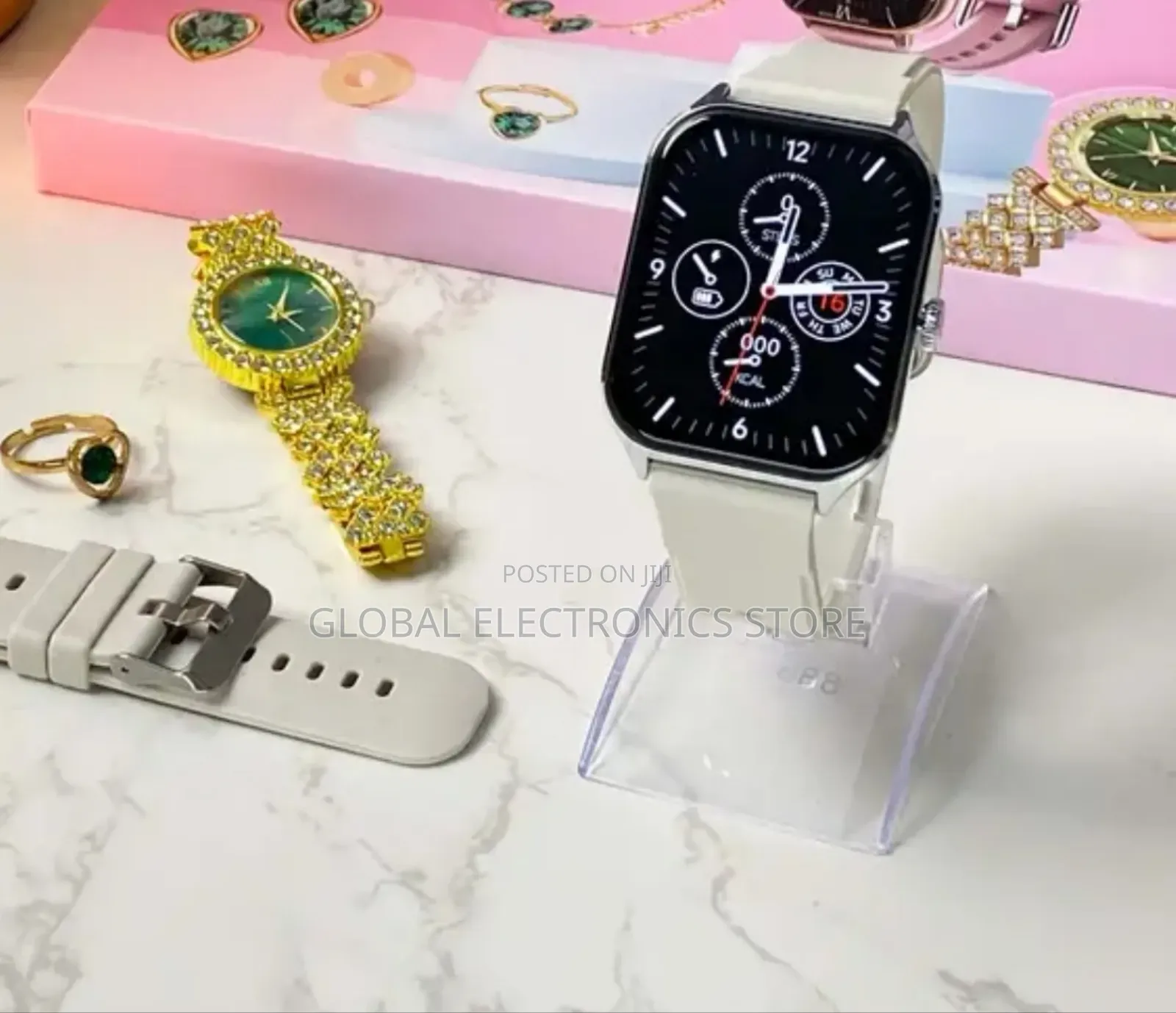 Smart Watch Combo የሴት With Extra Watch