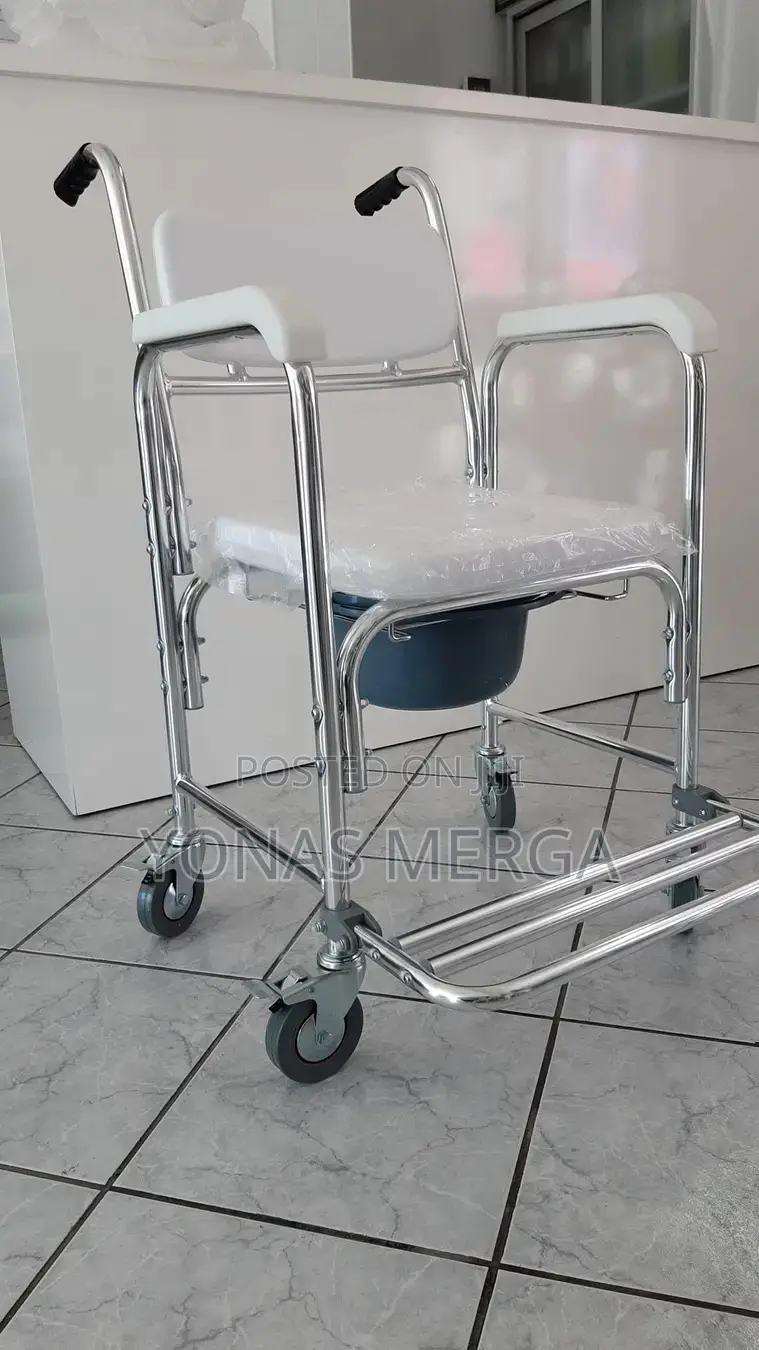 Bedside Commode Forold People Patient፭娑pu Cushion:Waterproof