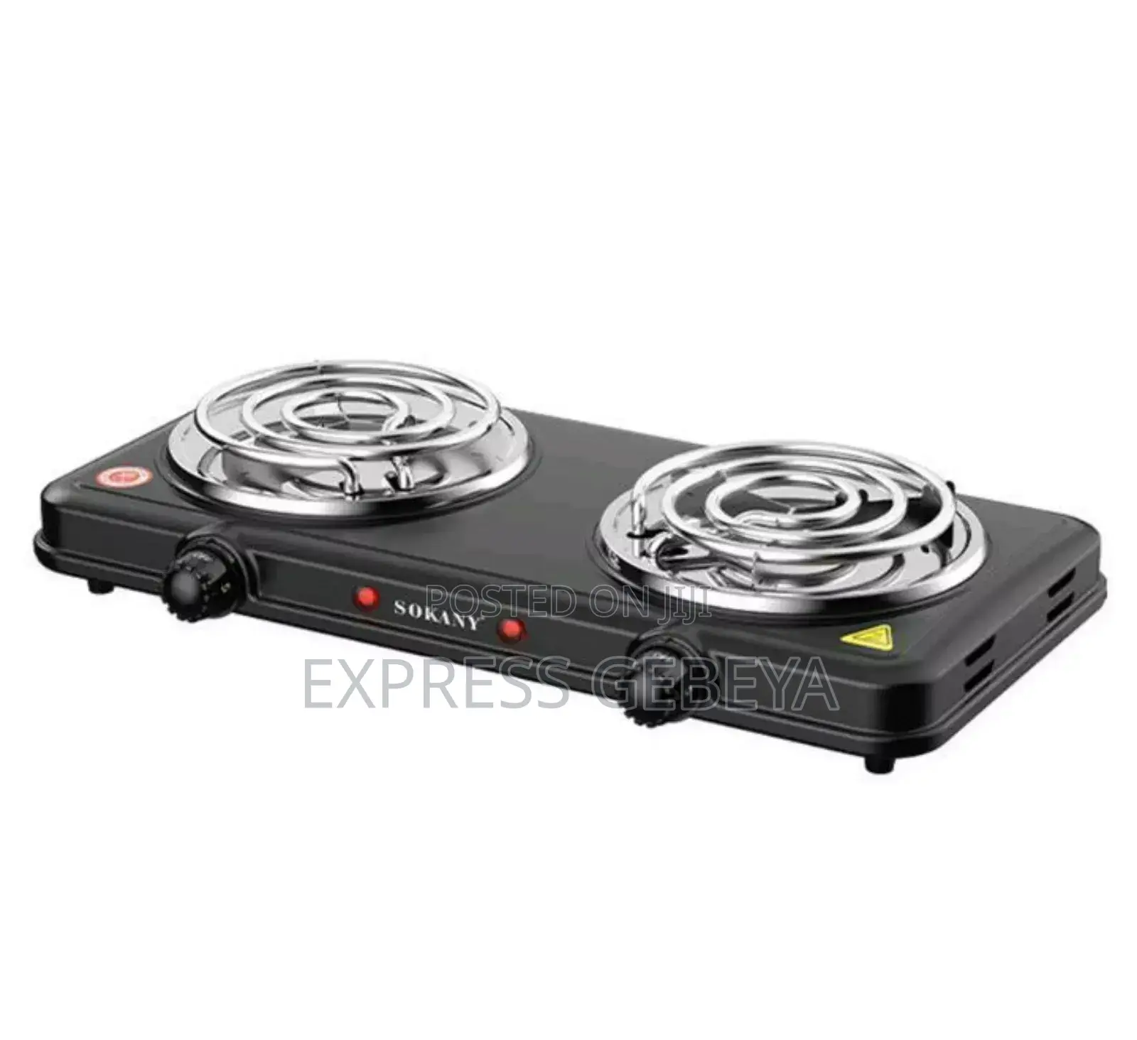 Sokany Hot Plate ባለሁለት ምድጃ ስቶቭ