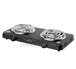 Sokany Hot Plate ባለሁለት ምድጃ ስቶቭ