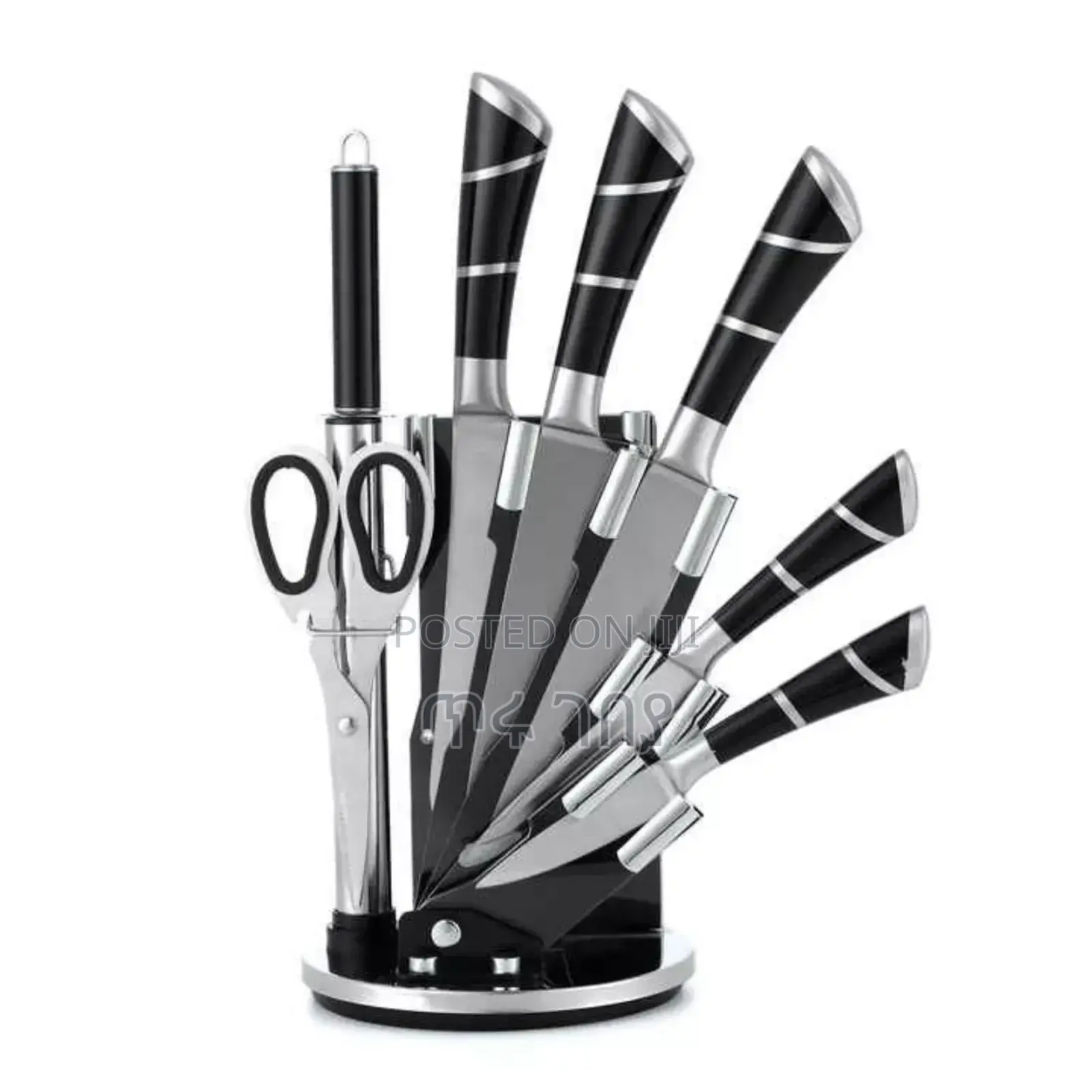 Stainless Steel Kitchen Knife (9pcs)