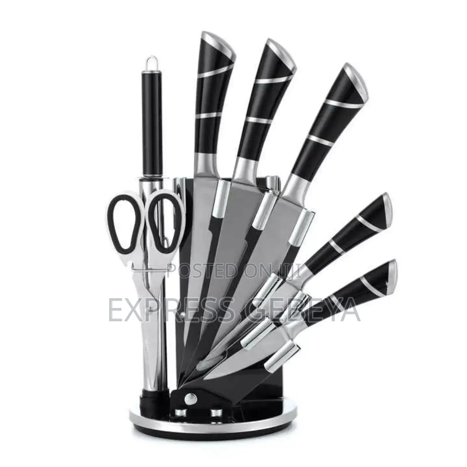 Stainless Steel Kitchen Knife (9pcs)