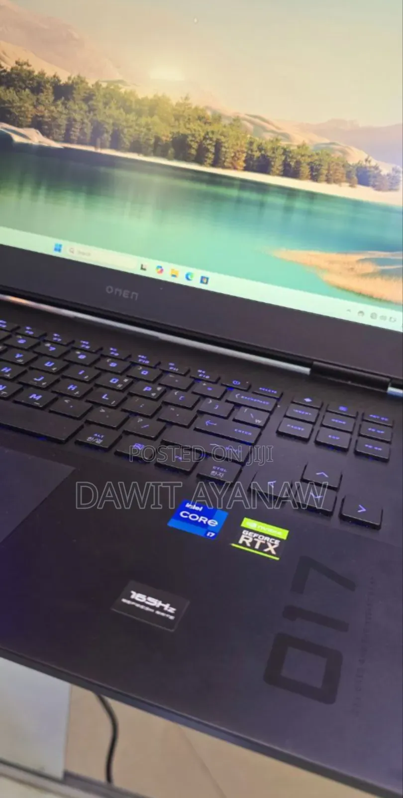 New Laptop HP Omen 17 32GB Intel Core I7 SSD 2T