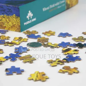 Fine Art Jigsaw Puzzle, Wheat Field With Crows, 1000 PCS
