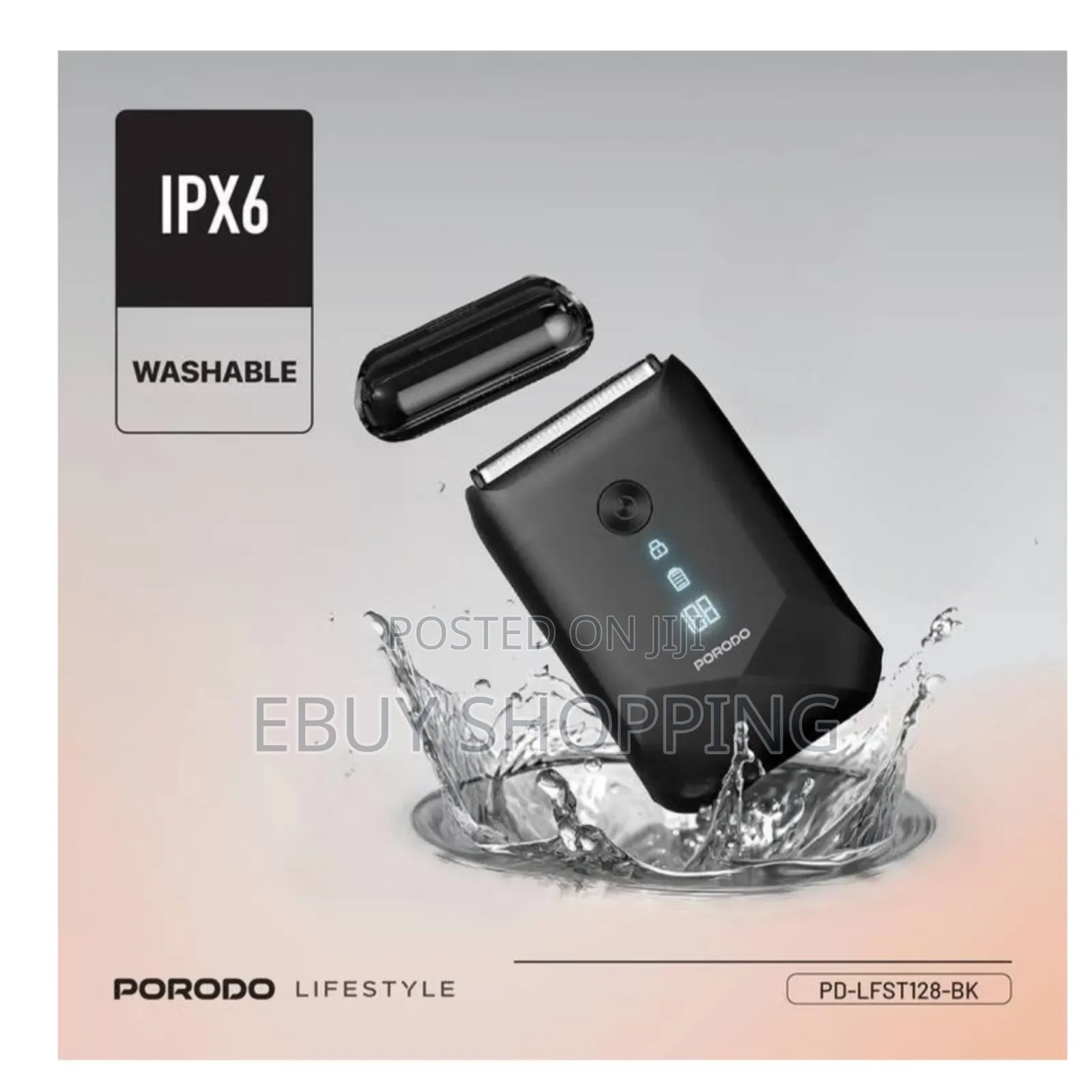 **Travel-friendly Porodo Shaver – Smooth Shave Anywhere**