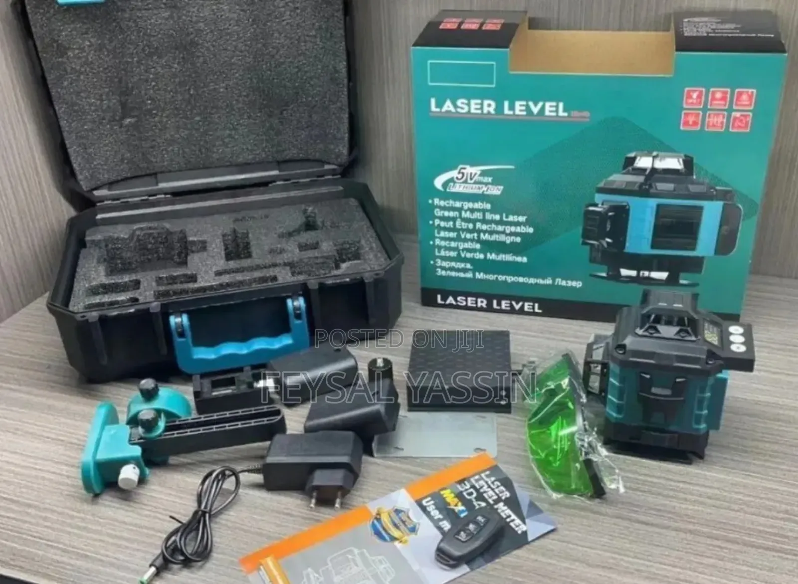 Laser Level 3d and 4d With 360° Green Line