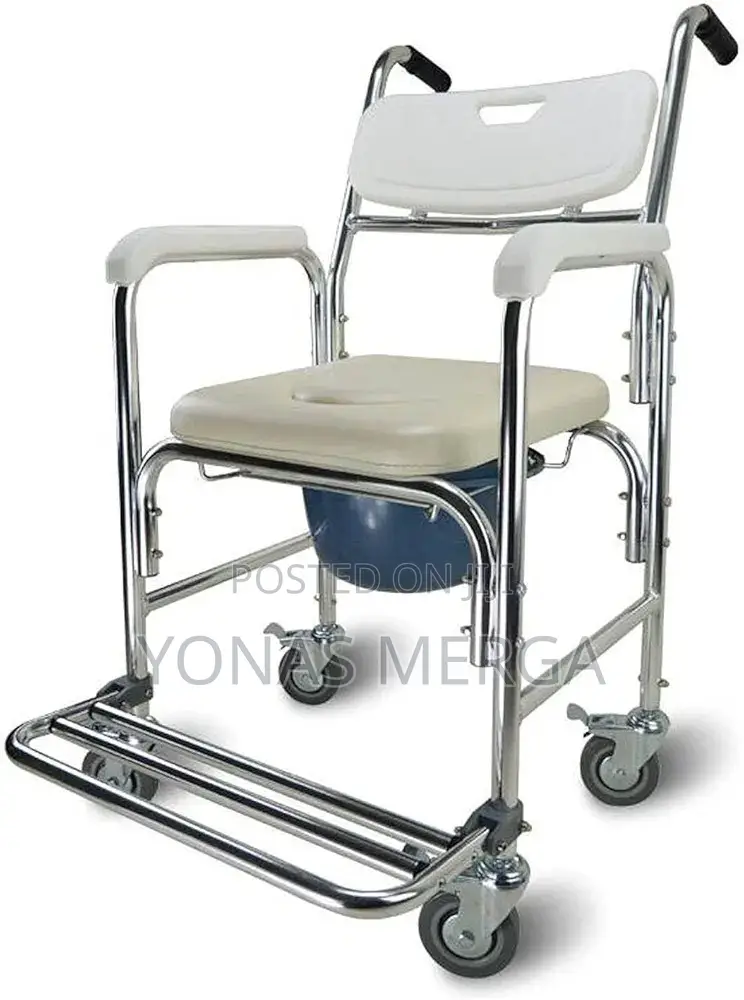 Bedside Commode Toilet Chair፸弒footrests for Added Comfort