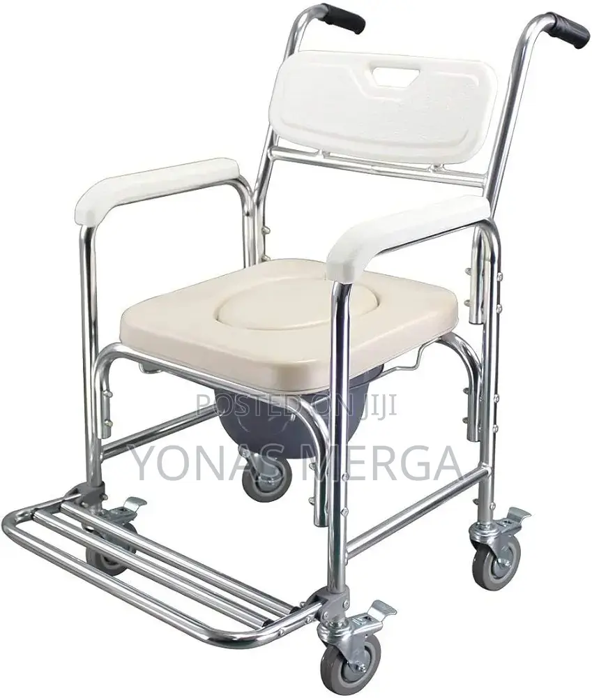 Overpatio Shower Chair Aluminum Padded Toilet Seat Shower