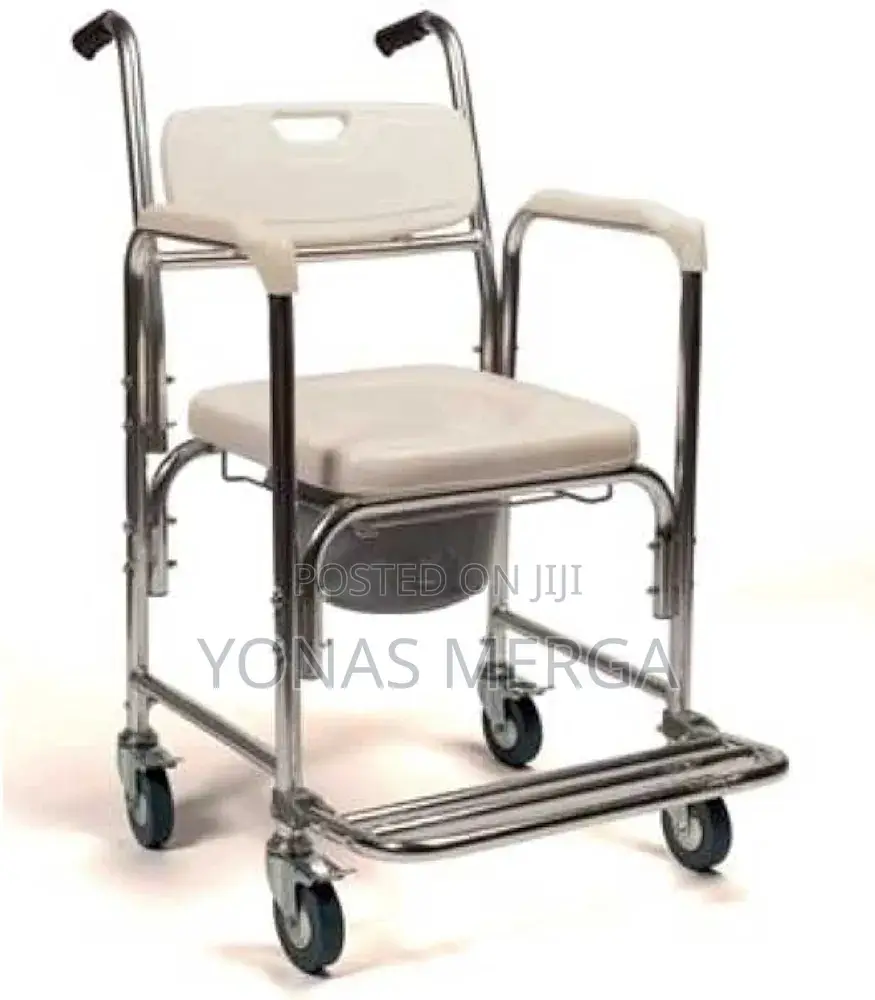 Multi-Functional Rolling Shower Commode Chair