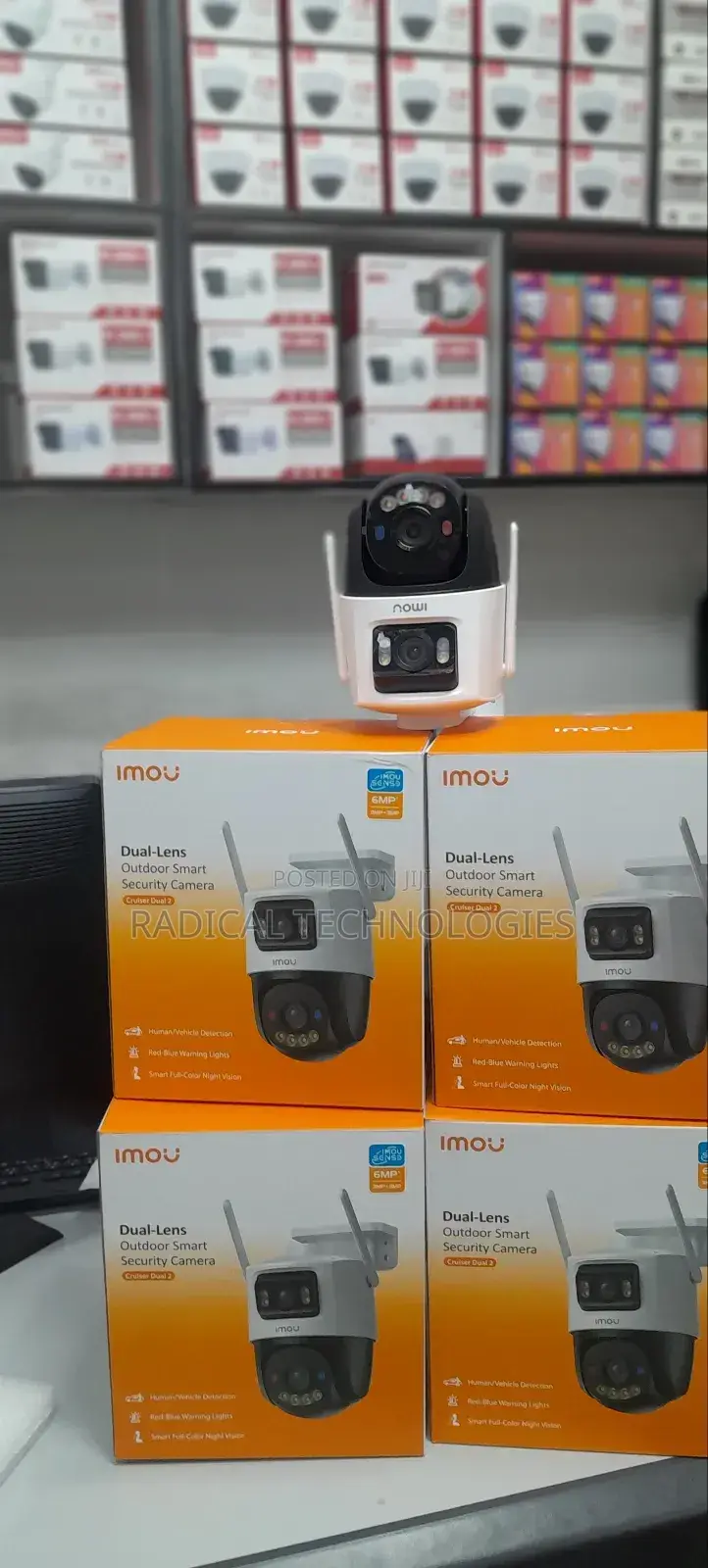 Imou ባለ ሁለት ሌንስ 6 Megapixel Security Camera Xiaomi Hikvision