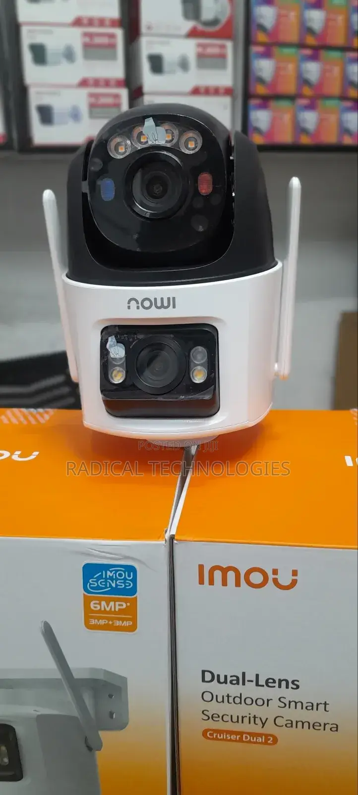 Imou ባለ ሁለት ሌንስ 6 Megapixel Security Camera Xiaomi Hikvision