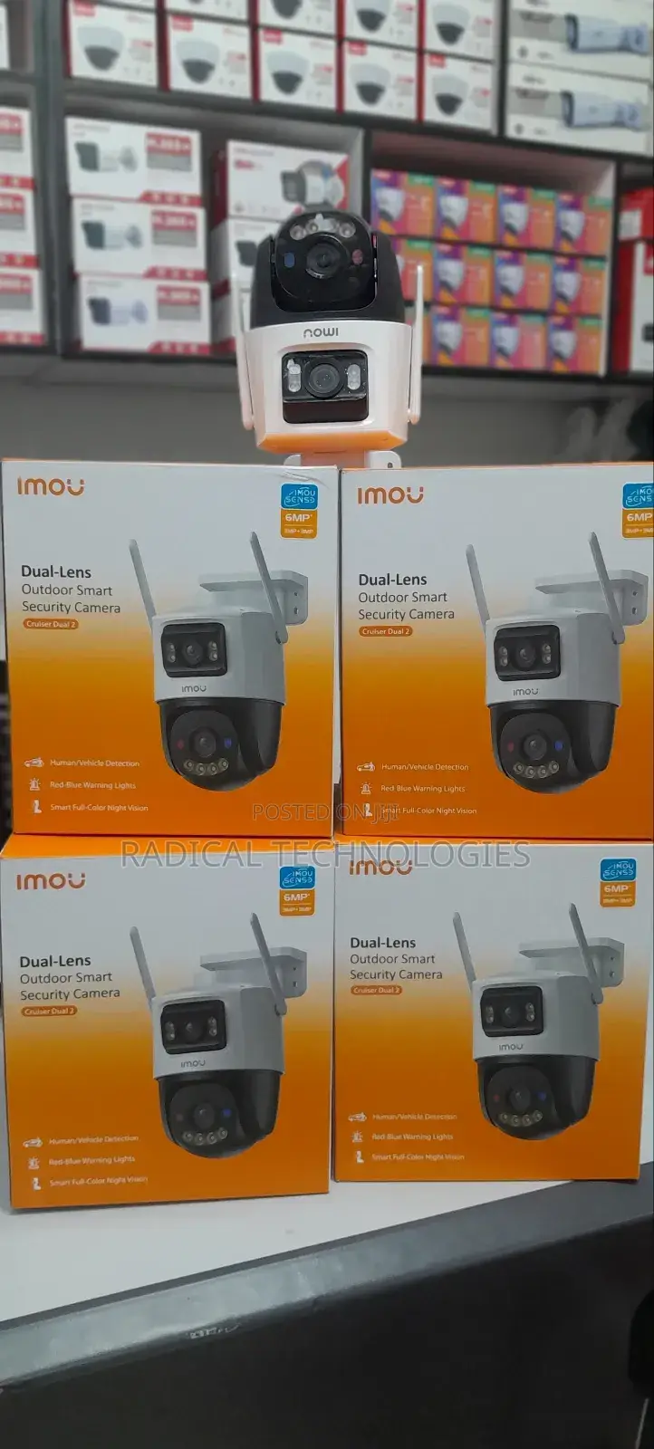 Imou ባለ ሁለት ሌንስ 6 Megapixel Security Camera Xiaomi Hikvision