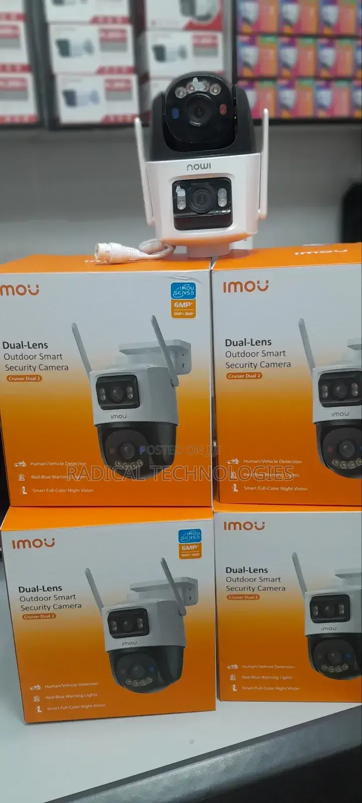 Imou ባለ ሁለት ሌንስ 6 Megapixel Security Camera Xiaomi Hikvision