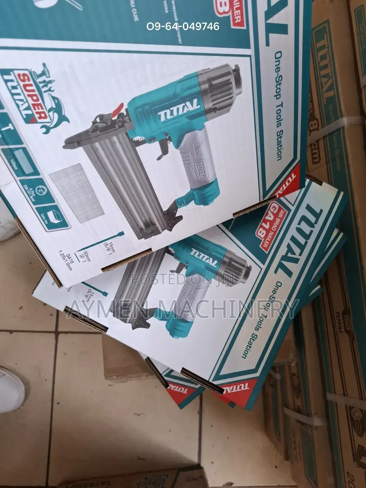 Total Nailer F50 ሚፈነቀለዉ ሹተር