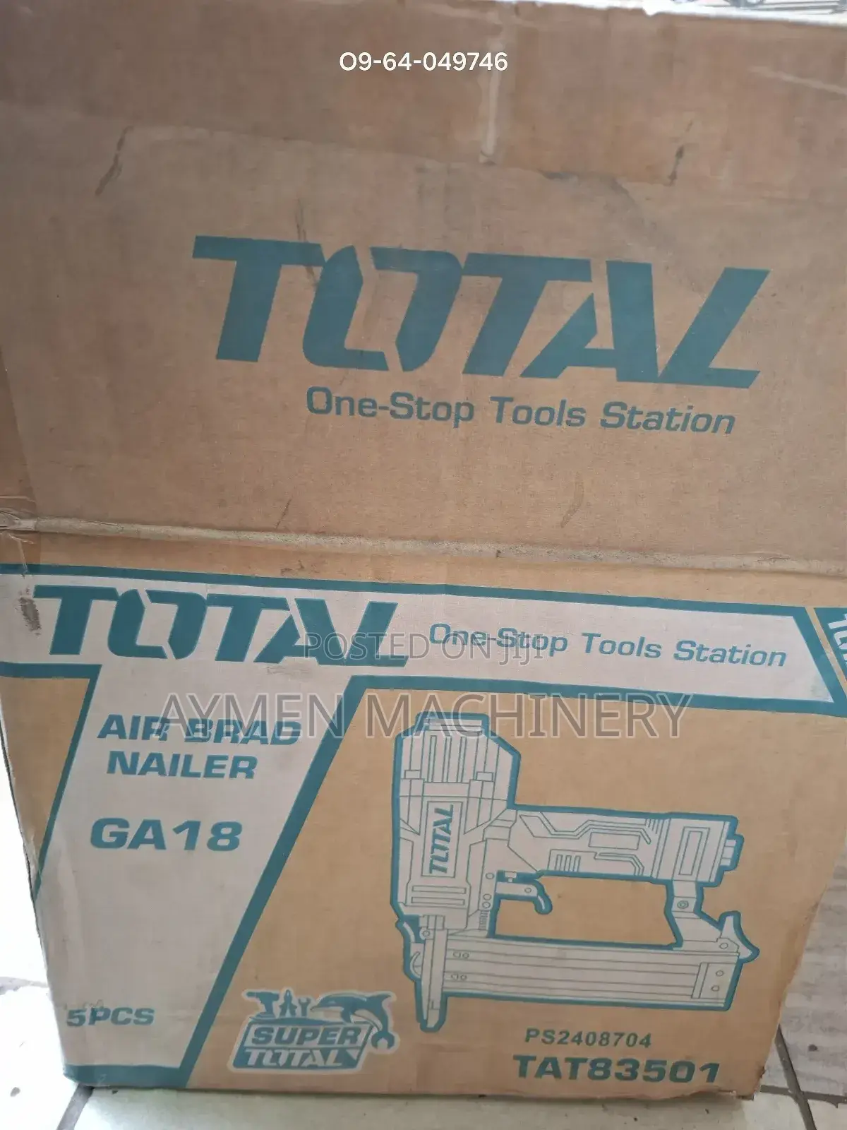 Total Nailer F50 ሚፈነቀለዉ ሹተር