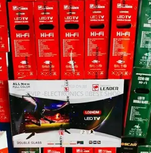 Leader 32"Inch Tv Led Double Gelas Tv