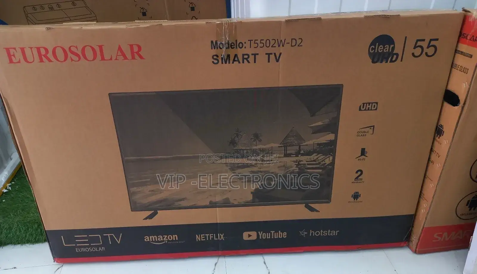 Eurosolar Tv 55"Inch Smart Android Tv