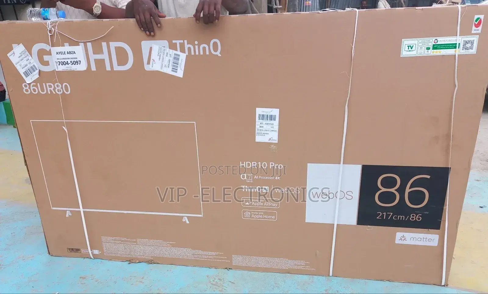 Lg 86"Inch Tv Smart Android Uhd Ur80 Tv