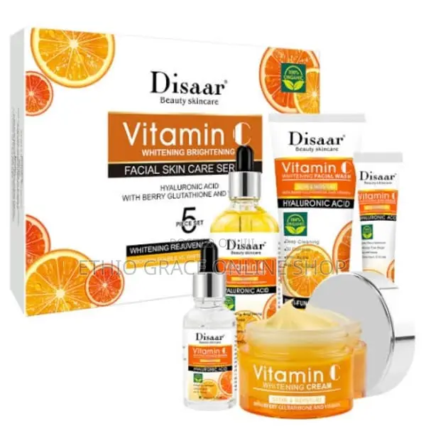 Disaar Vitamin C Whitening and Glow 5 in 1 – Skin Care Set