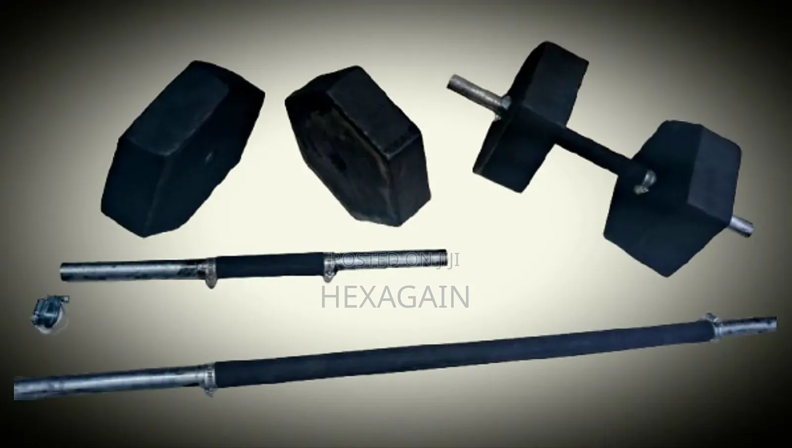 ለዳምቤልና ባርቤል የሚሆኑ ስድስት ጎን ያላቸው ባለ ጎማ ፕሌቶች