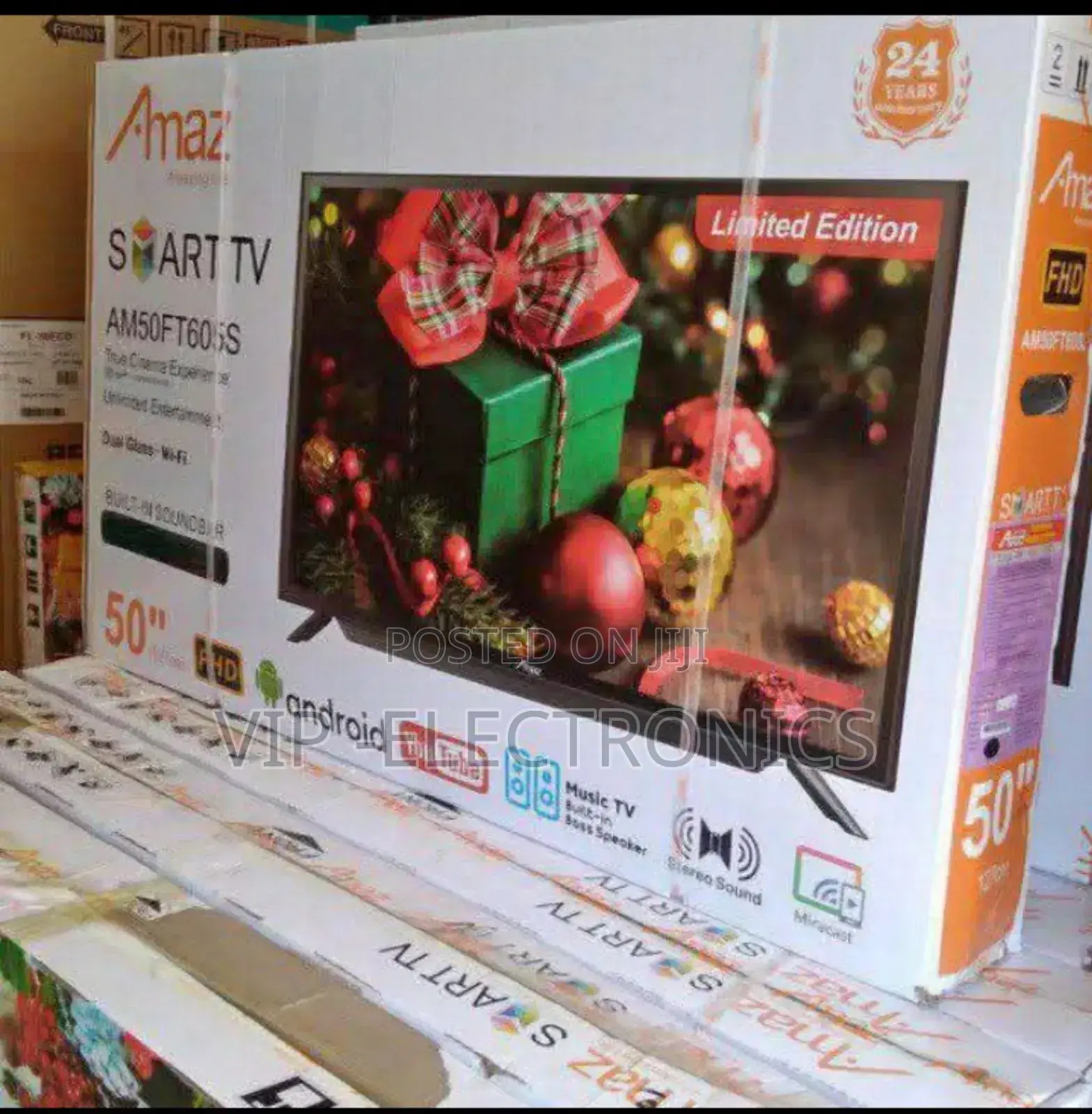 Amaz 50"Inch Smart Android Tv