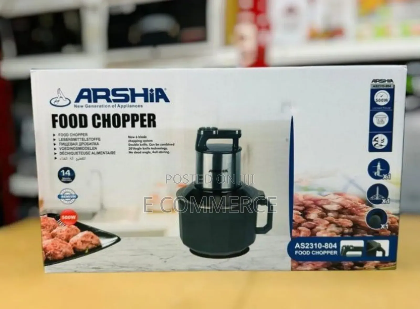 Arshia Food Processor 500 Watts- 5 Liter