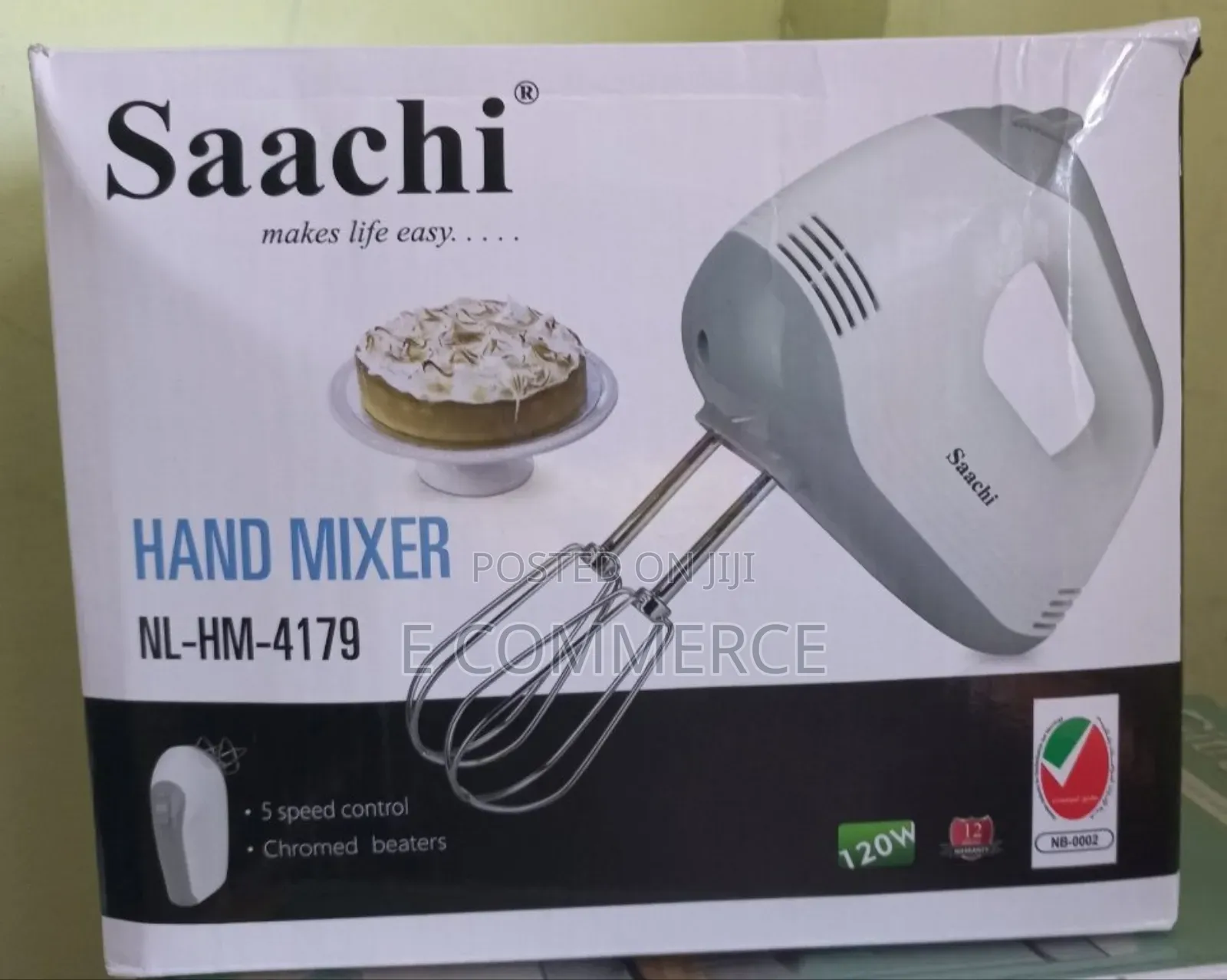 Saachi 5-Speed Hand Mixer – Nl-Hm-4179