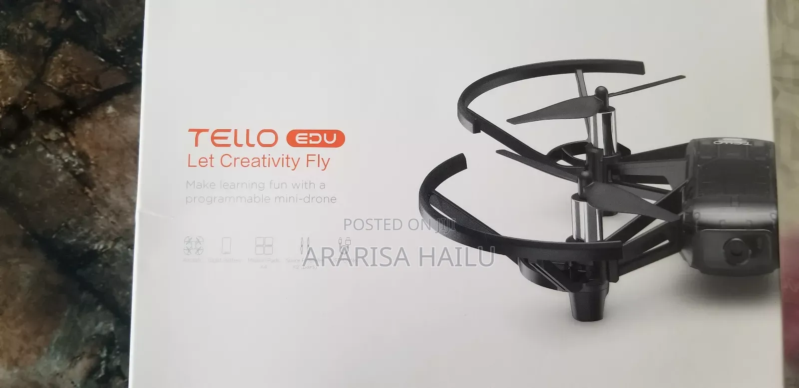A Programmable Dji Tello Drone With Python DVD Lessons