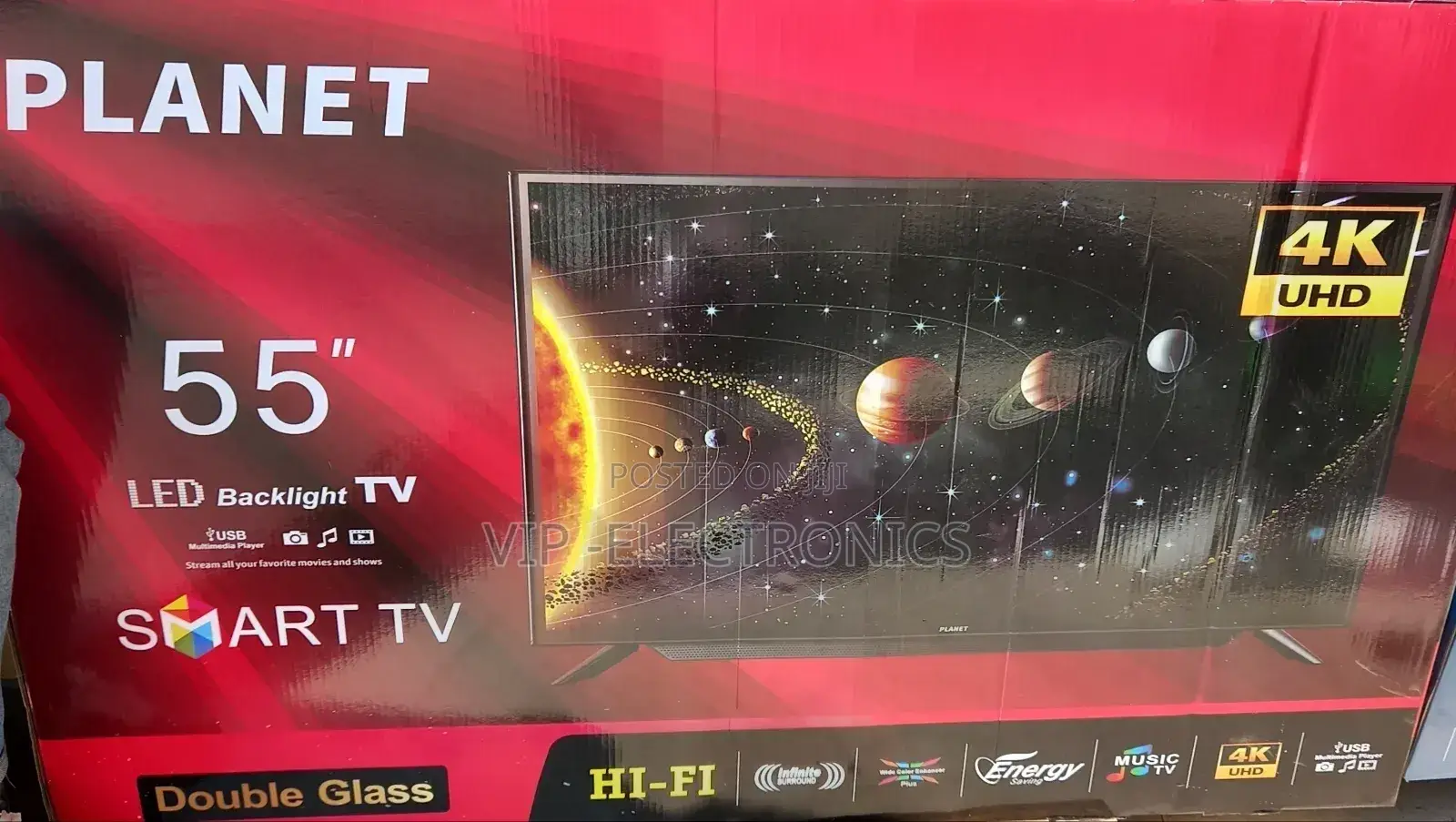 Planet 55"Inch Tv Smart Android Tv