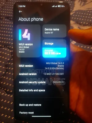 Photo - Xiaomi Redmi 9T 128 GB Blue