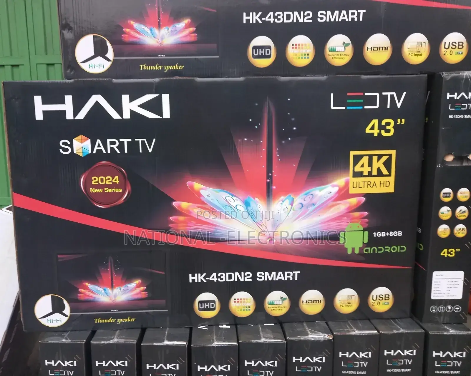 Haki 43"Inch Tv Smart Android Tv