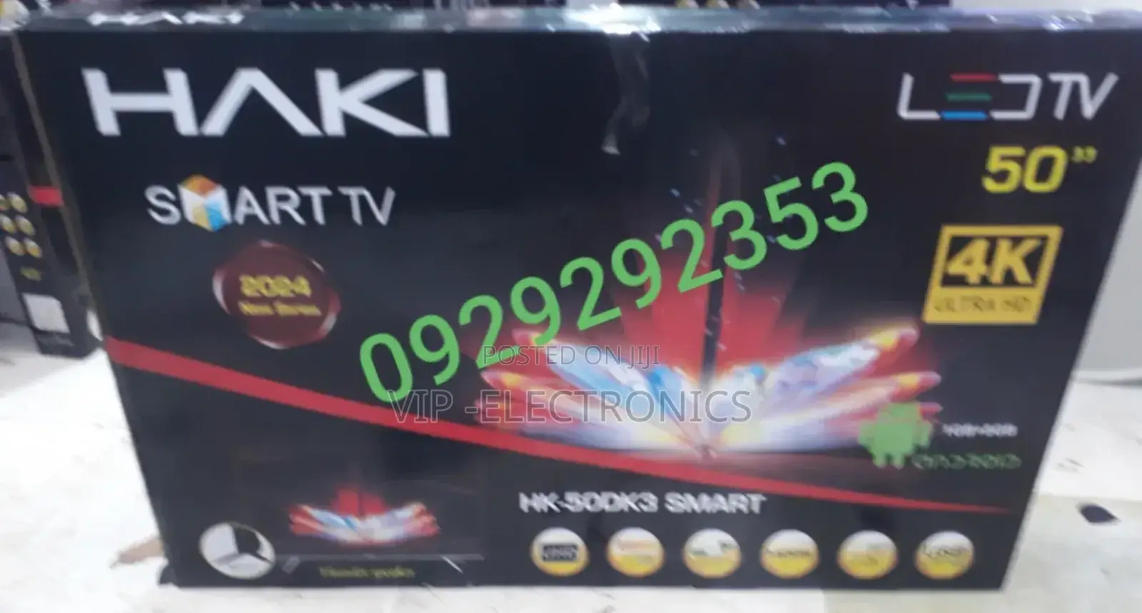 Haki 50"Inch Tv Smart Android Tv