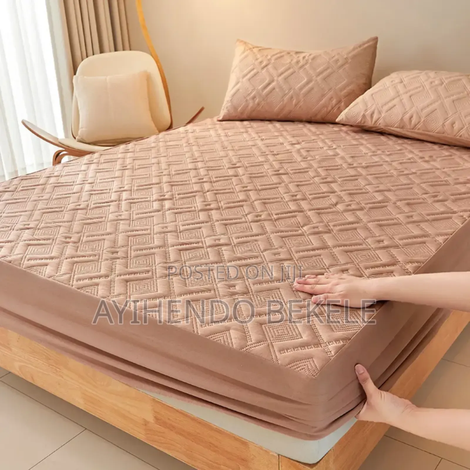 ዉሀ የማያስገ ባየፍራሽ ልብስ (Waterproof Matress Cover)