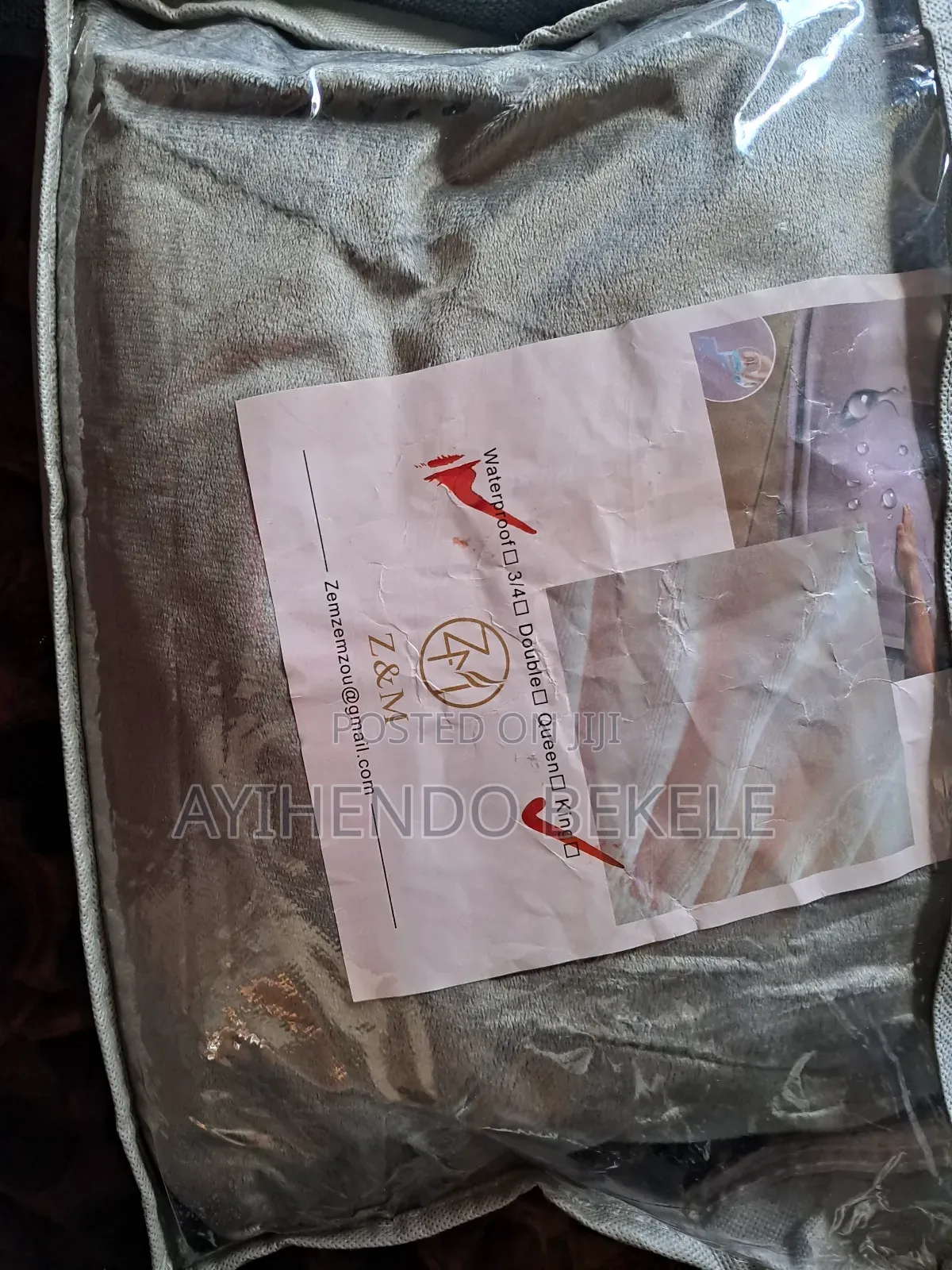 ዉሀ የማያስገ ባየፍራሽ ልብስ (Waterproof Matress Cover)