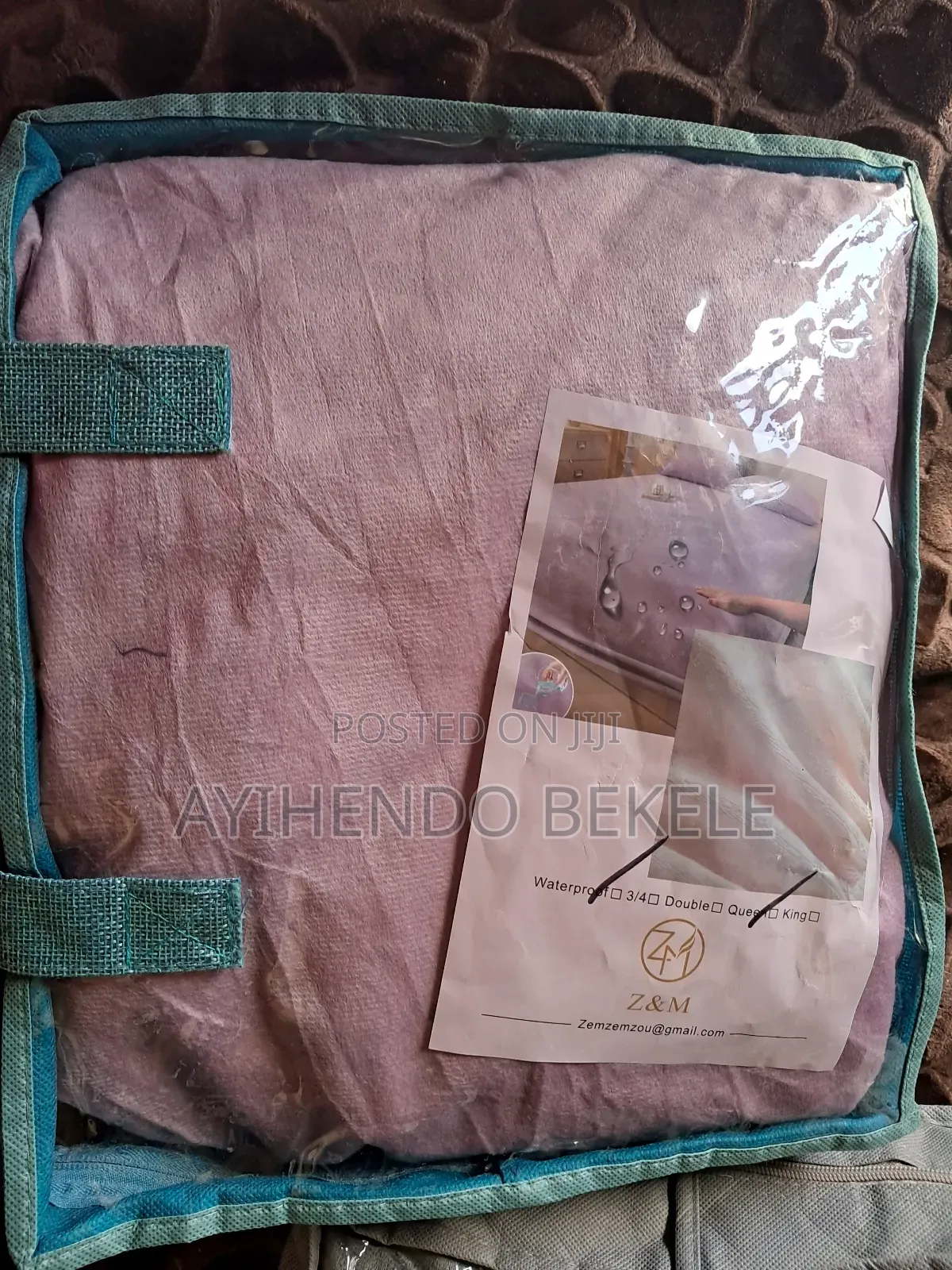 ዉሀ የማያስገ ባየፍራሽ ልብስ (Waterproof Matress Cover)