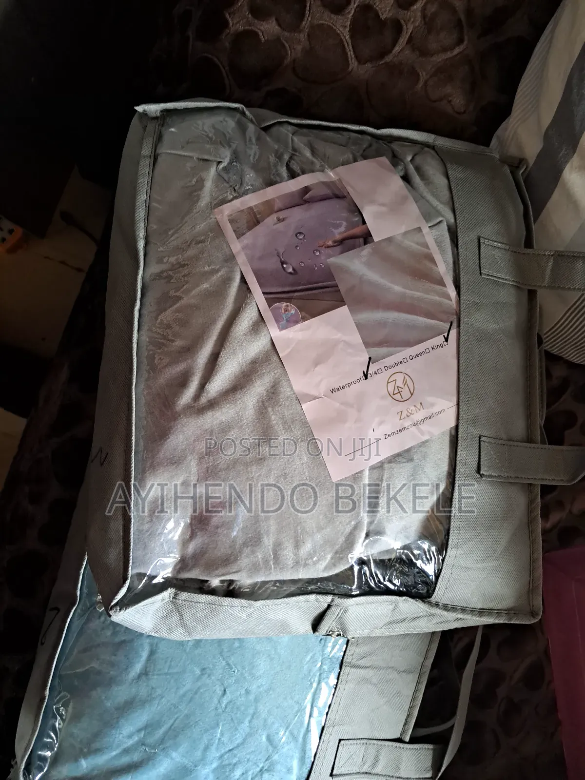 ዉሀ የማያስገ ባየፍራሽ ልብስ (Waterproof Matress Cover)