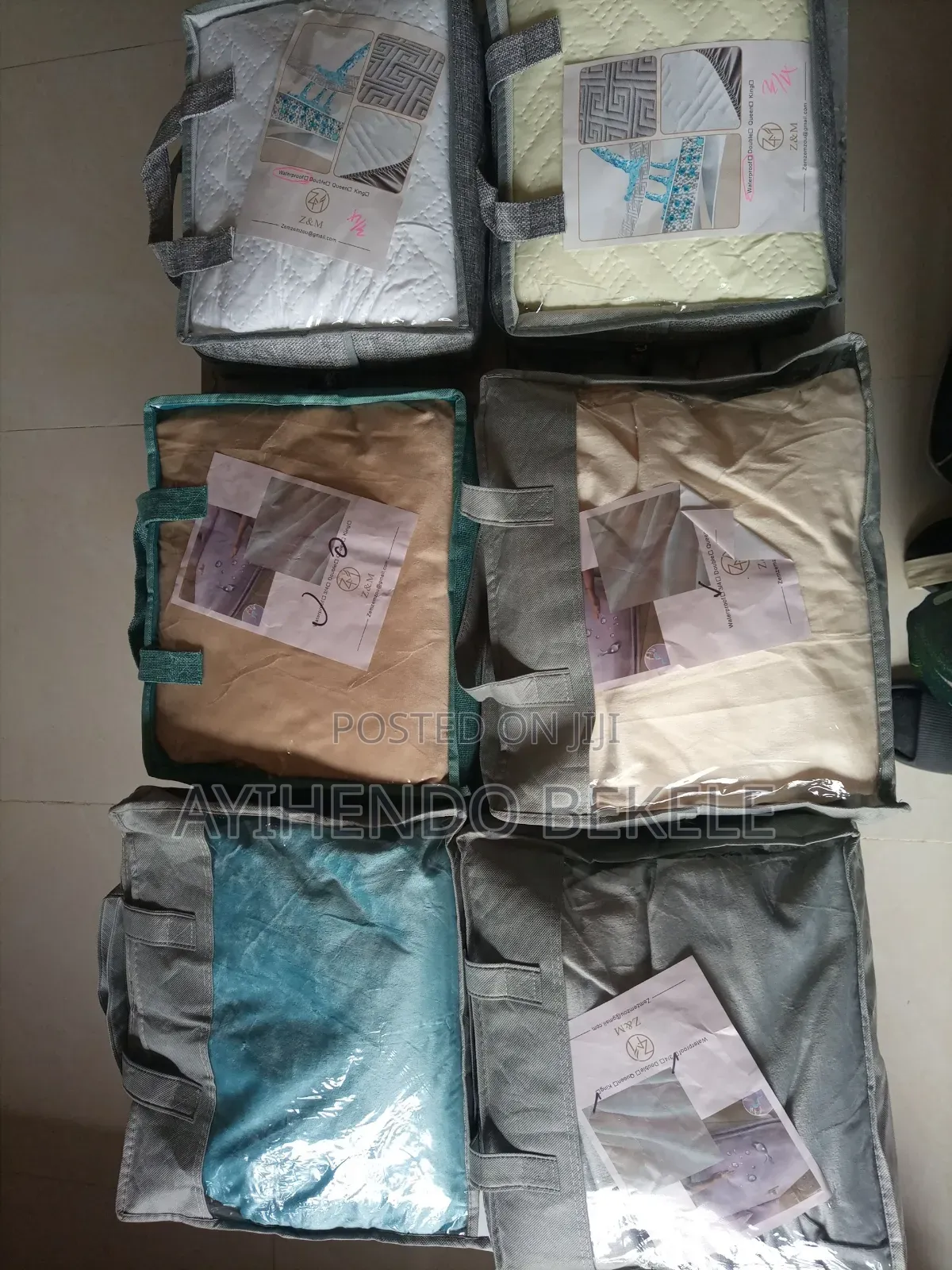 ዉሀ የማያስገ ባየፍራሽ ልብስ (Waterproof Matress Cover)