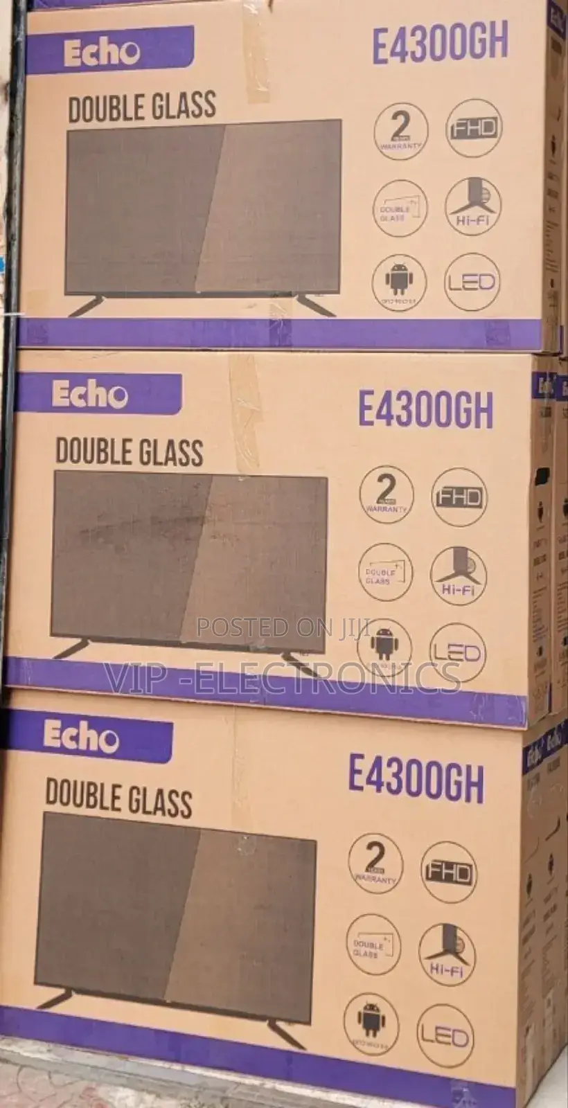 Echo 43"Inch Tv Smart Android Tv