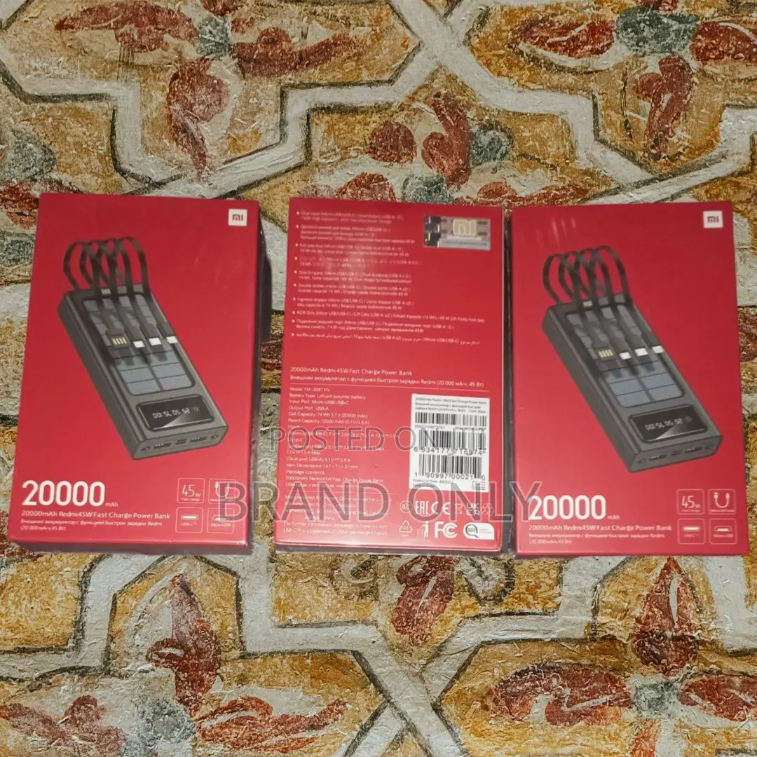 Power Your Life, Simply: Mi 20000mah With Cable